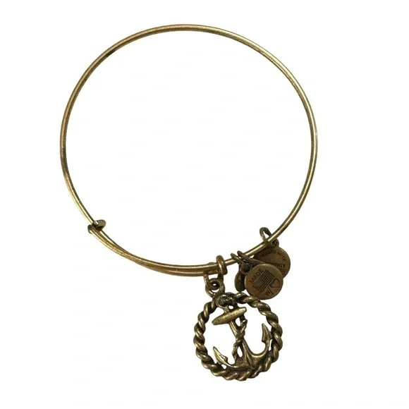 Alex and Ani Anchor Bracelet - Picture 1 of 3